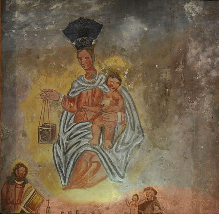Venerata immagine della Madonna del Carmine 0211 Affresco