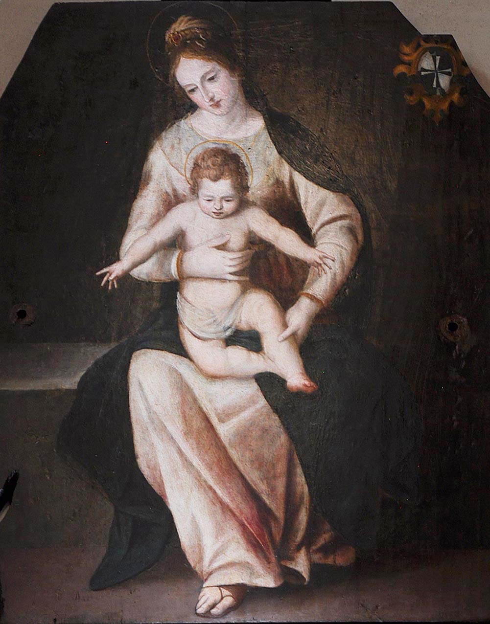 Immagine della Vergine Maria venerata nel Santuario 0126F1