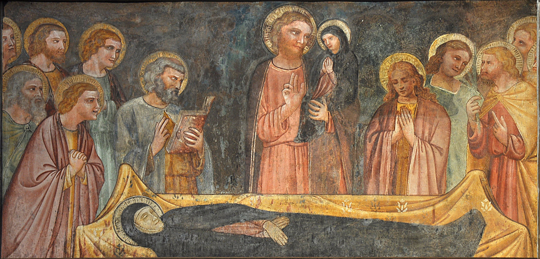 Affresco sulla Dormizione della Vergine Maria 845