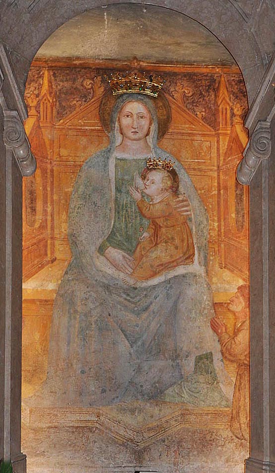 Affresco della Madonna di Campagna La sacra immagine